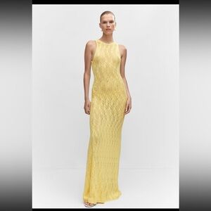 Mango crochet dress
